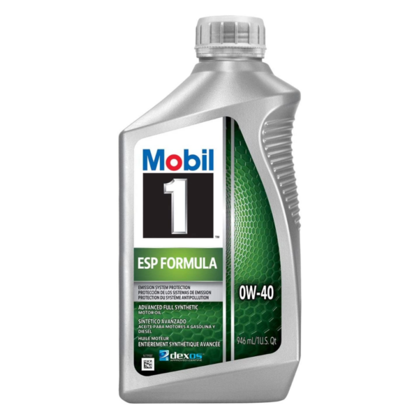 MOBIL 1 FULL SYNTHETIC MOTOR OIL 0W-40 1 QT