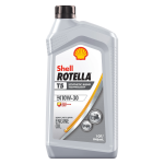 SHELL ROTELLA T5 SYNTHETIC BLEND HEAVY DUTY DIESEL MOTOR OIL 10W-30 1 QT