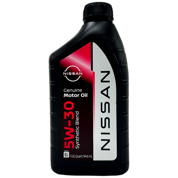 NISSAN GENUINE SYNTHETIC BLEND MOTOR OIL 5W-30 1 QT